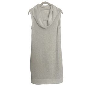 Rachel Rachel Roy Gray Casual Beach Boho Cowl  Neck Pocket Terry Dress Small